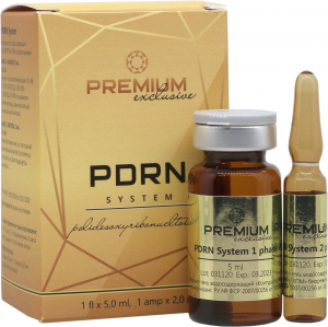 PREMIUM PDRN system (Polidesoxyribonucltotide) эксклюзивыный комплекс на основе ПДРН, 5мл и 2мл